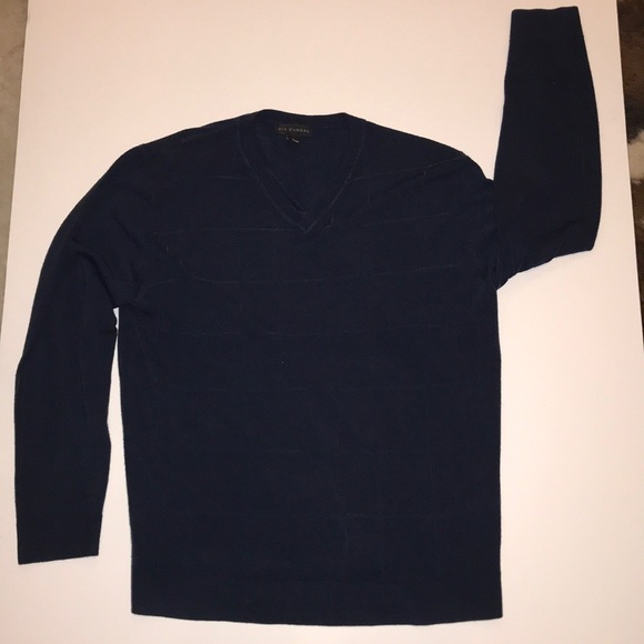 Via Europa Other - Via Europa Large, Navy V-Neck Sweater Via Europa Other - Via Europa Large, Navy V-Neck Sweater
